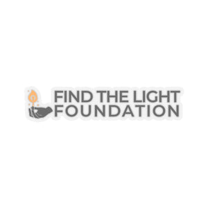 Open image in slideshow, Find the Light Foundation Horizontal Logo Sticker
