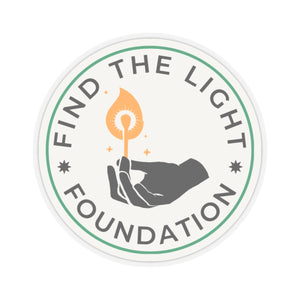 Open image in slideshow, Find the Light Foundation Circle Logo Sticker
