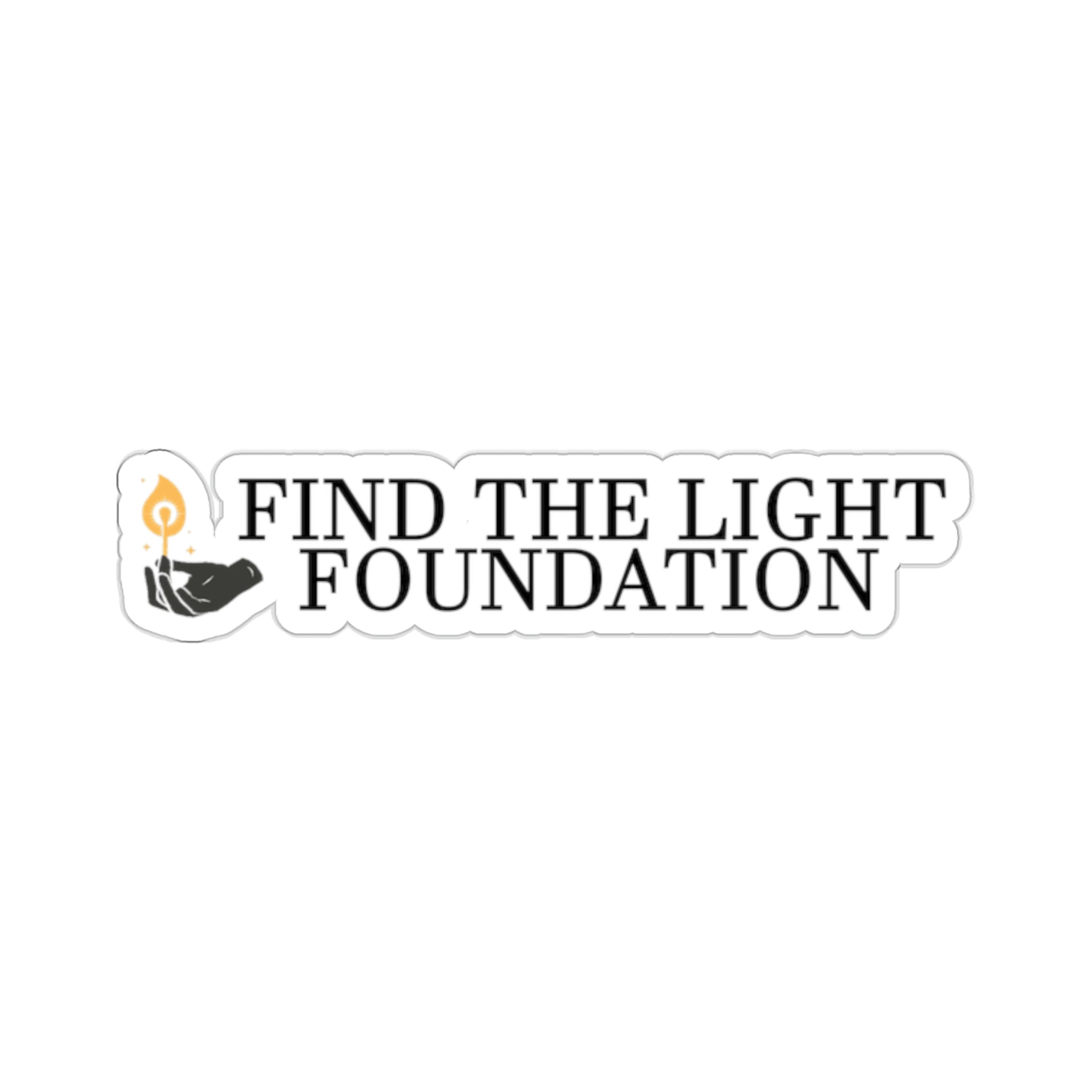 Find the Light Foundation Horizontal Logo Sticker