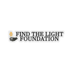 Open image in slideshow, Find the Light Foundation Horizontal Logo Sticker
