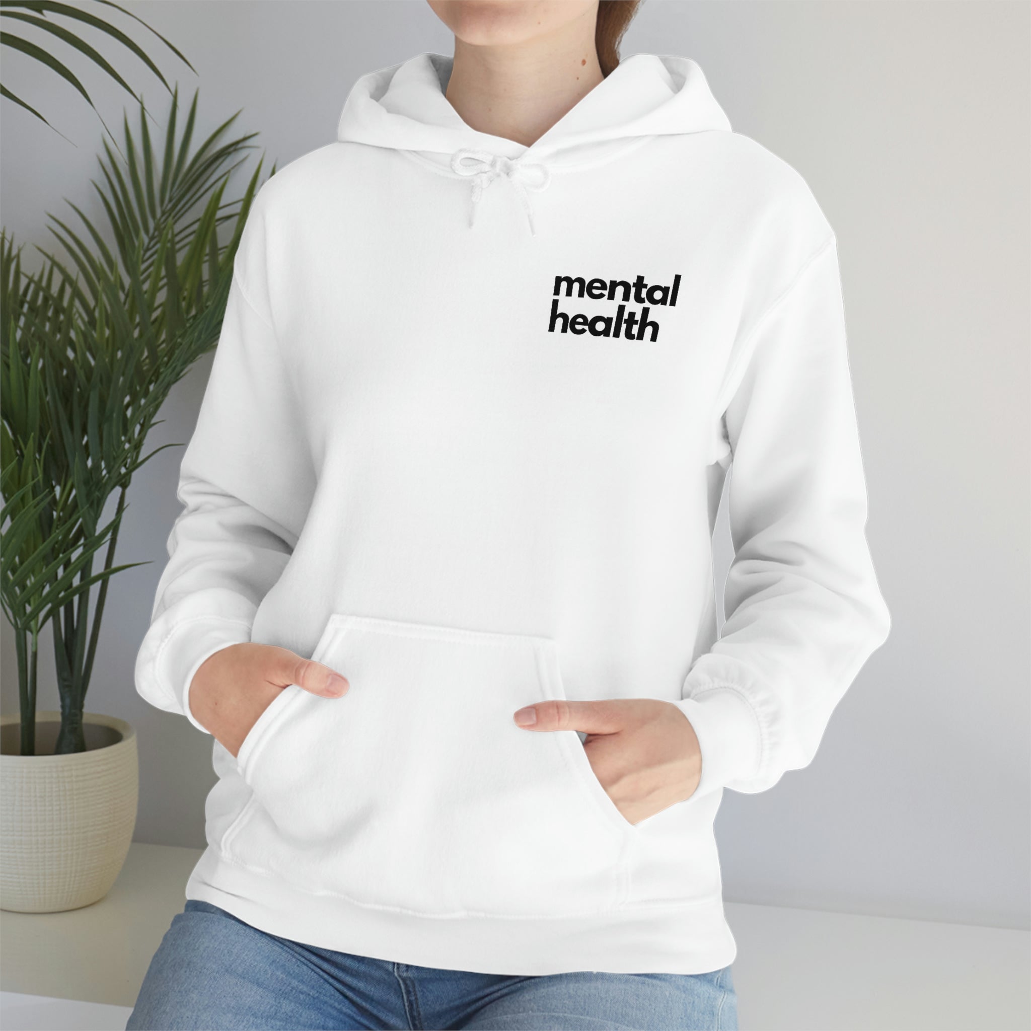 "mental health" Minimalist Unisex Hoodie