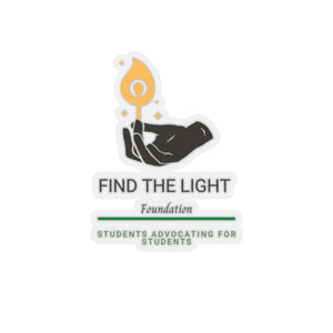 Open image in slideshow, Find the Light Foundation Vertical Logo Sticker
