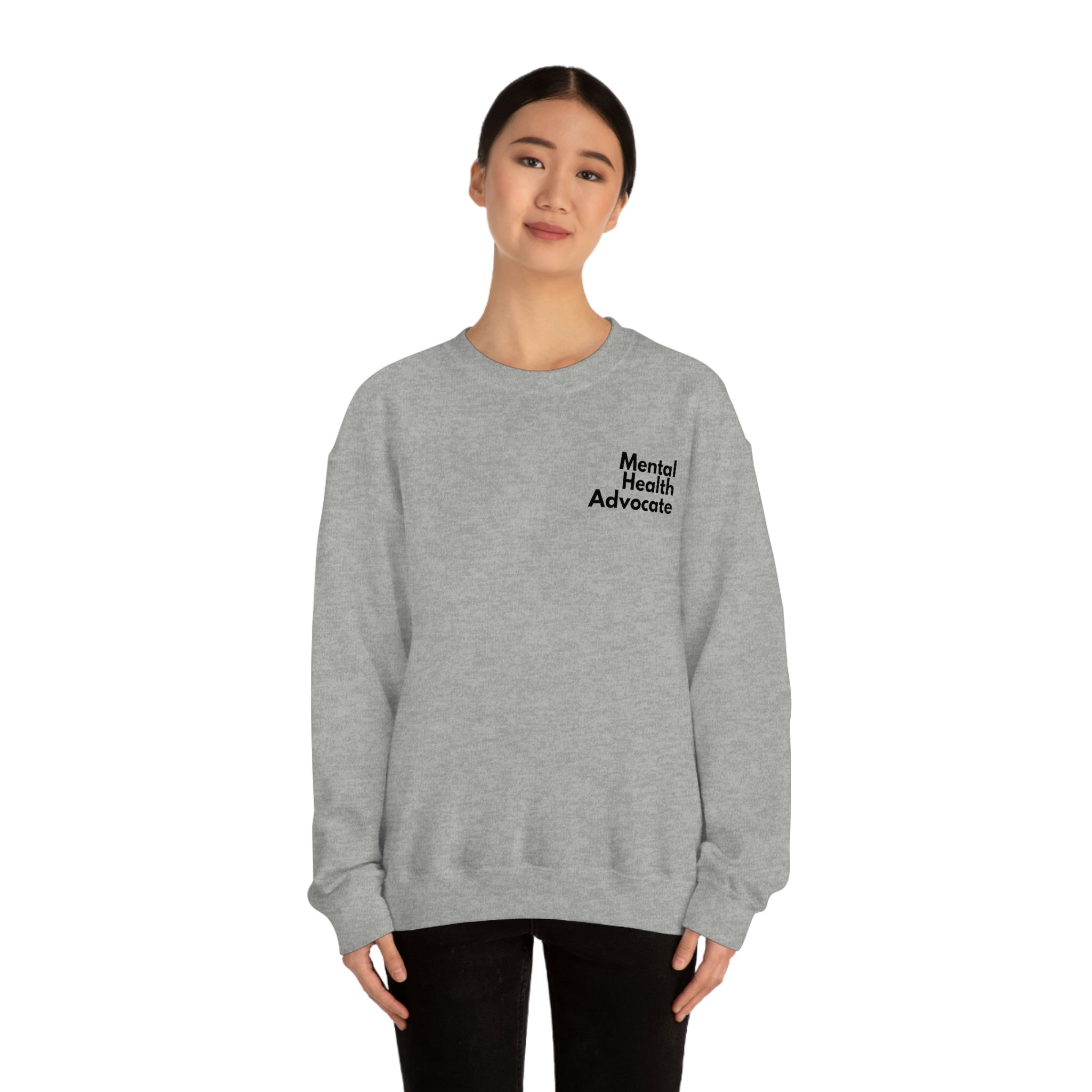 "Mental Health Advocate" Minimalist Unisex Sweatshirt