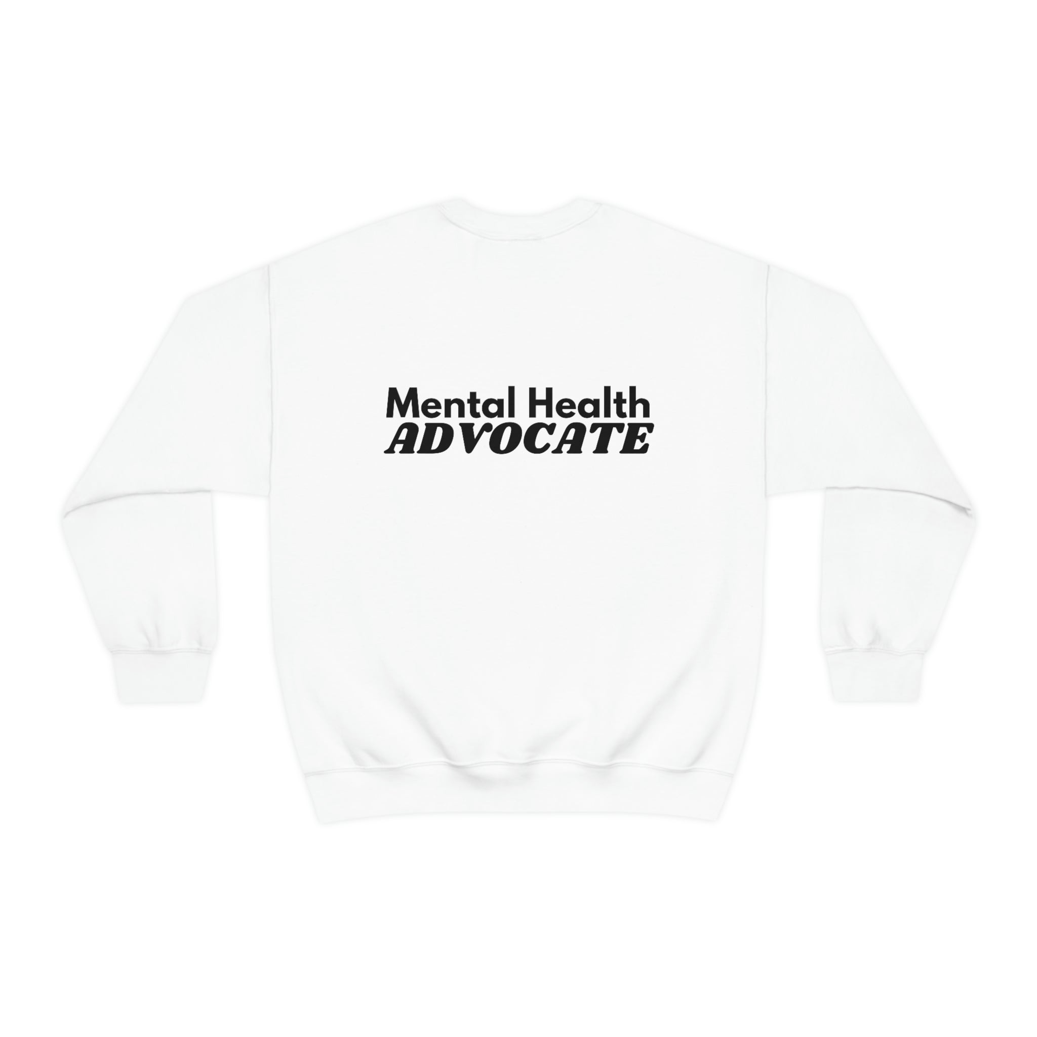"Mental Health Advocate" Minimalist Unisex Sweatshirt